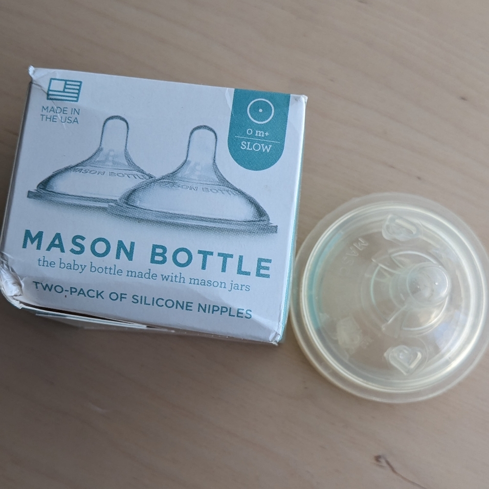 Mason Bottle Slow Flow Nipples